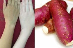 Dùng khoai lang theo công thức này da trắng bật 2 tone cực nhanh