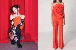 Cận cảnh chiếc áo hoa hồng trứ danh của Jennie BLACKPINK trong concert The Show, giá thực sự gây choáng