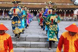 Tái hiện nghi lễ Cung đình đặc biệt dịp Tết xưa trong Đại nội Huế