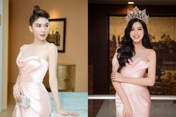 Đụng hàng Hoa hậu Đỗ Thị Hà, Ngọc Trinh vẫn ghi điểm khi đính hàng nghìn viên đá lên tóc