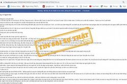 Phát hiện tài khoản facebook tung tin sai sự thật về tự chữa Covid-19 tại nhà