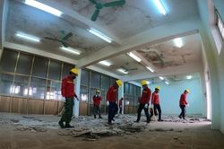 Cận cảnh thi công bệnh viện dã chiến Hải Dương số 3