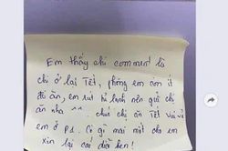 Nữ sinh tặng đồ ăn cho hàng xóm và nhận được tin nhắn bất ngờ