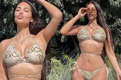 'Kim siêu vòng 3' tung ảnh bikini khoe đường cong 'thiêu đốt'