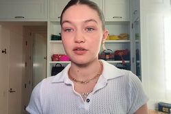 Mặt mộc của Gigi Hadid sau khi sinh con