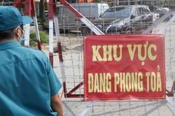 Chung cư Ehome 4 bị phong tỏa liên quan đến nhân viên sân bay mắc Covid-19