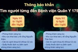 TP.HCM tìm người đến BV Quân Y 175 liên quan ca mắc COVID-19