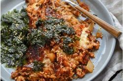 Ngày bận rộn có món cơm chiên kim chi phô mai giòn này thì ngon 'tuyệt cú mèo'