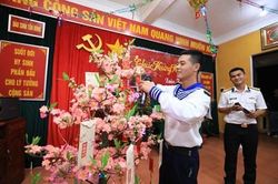 Cán bộ, chiến sĩ Trường Sa gửi lời chúc Tết đất liền
