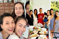 Á hậu Hoàng Oanh hội ngộ cùng Thu Minh ăn uống vui vẻ tại nhà Bằng Lăng