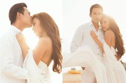 Thúy Diễm than thở thèm đi biển, Lương Thế Thành đáp trả 'mặn' theo cả nghĩa đen lẫn nghĩa bóng