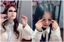 Mẫu nối mi 'chổi xể' trở thành 'hot trend' mùa Tết 2021