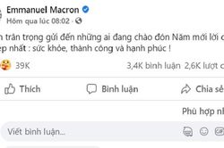 Tổng thống Pháp nhận bão like sau khi đăng tải lời chúc Tết bằng tiếng Việt lên mạng xã hội