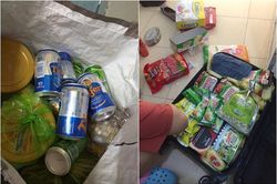 Phụ huynh đóng hành lý cho con cái sau Tết, ai nhìn cũng... 'hoa mắt'