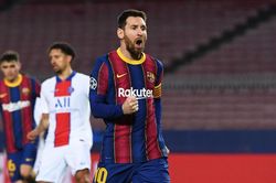 Barcelona thua đậm, Messi vẫn san bằng kỷ lục ở Champions League