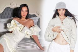 Tung loạt ảnh hậu trường, Tiểu Vy vén áo chứng thực body đỉnh cao của làng hương sắc