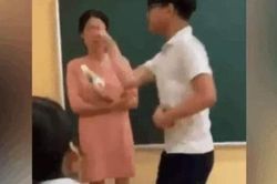 Clip nam sinh tát cô giáo: Sự việc có thật, xảy ra ở Hà Nội tháng 5-2020