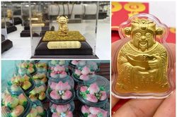 Lì xì Thần Tài, linh vật trâu vàng...giá rẻ hút khách ngày vía Thần Tài