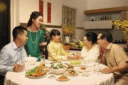 Nếp nhà qua mâm cỗ Tết
