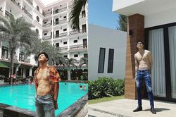'Tình trẻ' của Lệ Quyên khoe cơ bắp cuồn cuộn khiến hội chị em đổ 'đứ đừ'