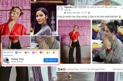 Hoàng Thùy thả like bài đăng anti-fan 'cà khịa' Minh Tú giữa ồn ào mặc hở gây tranh cãi