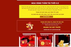 Nhộn nhịp 'đặt' vàng online đón ngày vía Thần Tài