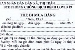 Hải Dương: Huyện Cẩm Giàng cấp thẻ ra đồng, thẻ mua hàng cho người dân