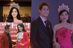 Hoa hậu Đỗ Thị Hà lên tiếng khi bị chê chảnh vì đẩy tay đồng nghiệp nam, từ chối ôm eo trên thảm đỏ
