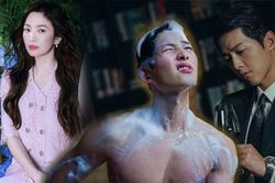 Song Hye Kyo khoe sắc trên tạp chí, Song Joong Ki 'phản đòn' phô diễn body lực lưỡng trong phim