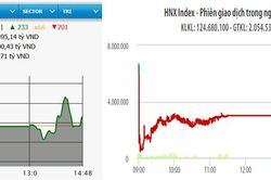 VN-Index tăng hơn hai điểm