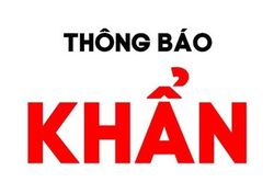 Thông báo khẩn liên quan ca COVID-19 mới là công nhân công ty POYUN