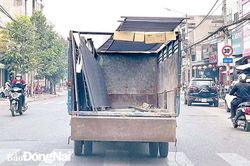 Mất an toàn do không ràng buộc hàng khi chở