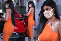 Em út nhà Kardashian mặc bó sát tôn dáng 'đồng hồ cát' gợi cảm