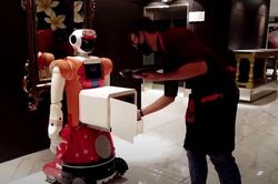 Robot tiếp tân khách sạn đầu tiên của châu Phi