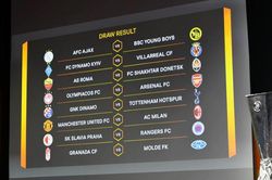 Bốc thăm Cúp C2 vòng 1/8: MU đối đầu AC Milan. Duyên nợ Arsenal và Olympiakos
