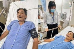 Xót xa hình ảnh tiều tụy, cô đơn của Thương Tín khi đột quỵ