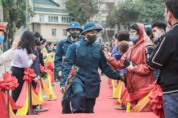 Hà Nội: Quận Cầu Giấy tổ chức lễ giao, nhận quân 2021