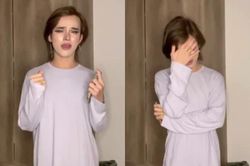 Kênh Tiktok triệu follow 'bay màu', Trần Đức Bo ôm mặt khóc nức nở