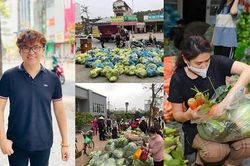 'Phiên chợ 0 đồng' và những chuyến xe giải cứu nông sản Hải Dương của nghệ sĩ Việt