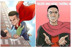 Netizen đồng loạt cảm ơn 'người hùng' cứu bé gái rơi từ chung cư