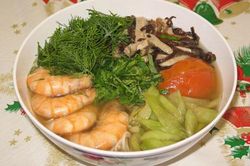 Cách nấu bún tôm thơm ngon ăn no căng tròn trong bữa sáng