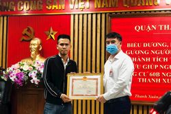 Quận Thanh Xuân biểu dương anh Nguyễn Ngọc Mạnh