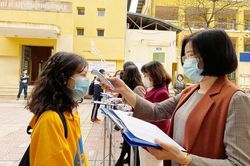 Quận Đống Đa thực hiện nghiêm quy định phòng dịch khi đi học trở lại