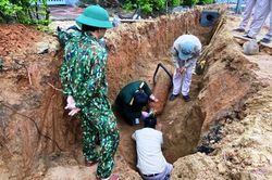Xử lý an toàn quả bom nặng 227 kg ở Quảng Bình