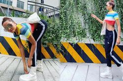 Hoa hậu H'Hen Niê diện đồ streetstyle sặc sỡ khoe eo con kiến đẹp phát hờn