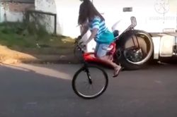 Mải 'đu trend', cô gái gặp hạn