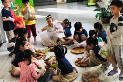 Trường mầm non 'giải cứu' nông sản cho vùng dịch Hải Dương