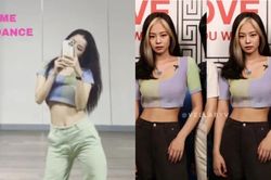 Chi Pu khoe vòng 2 không % mỡ, hack dáng tài tình, đẹp vượt cả Jennie khi đụng hàng