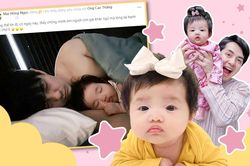 Ông Cao Thắng ôm mỗi Winnie ngủ, Đông Nhi chính thức ra rìa: 'Không thể tin nổi có ngày này'