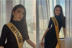 Khoe sash Miss Grand, Á hậu Ngọc Thảo diện set đồ tối giản, tiết chế phụ kiện vẫn xinh đẹp rạng rỡ